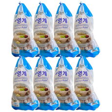 참프레 백숙용 냉동 영계 삼계탕용 생닭, 8개, 500g