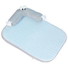 NMN 강아지 소형견 중형견 대형견 여름 냉감패드 쿨매트, 패션 그레이, 1개