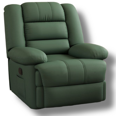 모던앤리빙 안락한 리클라이너 안마의자 1인용쇼파, B형 올리브