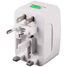 멀티 어댑터 파우치포함 / 해외 여행용 플러그 콘센트, 1개