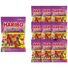 하리보 해피 그레이프 젤리, 100g, 10개