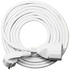 유커먼 연장 케이블 1구 7m 화이트 멀티탭 콘센트 연장선 연결선 전선 캠핑용 멀티콘센트, 1개