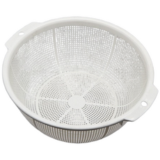 일본 사나다 후레쉬 28소쿠리 화이트 D-507 야채 과일 채소 세척 물빠짐 채반