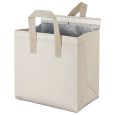 포담팩 다용도 손잡이 보냉백 보냉가방 베이지 4호 대, 10개, 1개