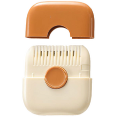 휴대용 셀프 앞머리 다듬기 컷팅기, 1개, 오렌지