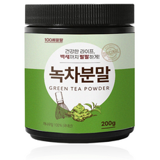 백세팔팔 녹차분말, 1개, 200g