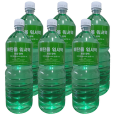 사계절 에탄올 워셔액 어는점 영하25도, 6개, 1.8L