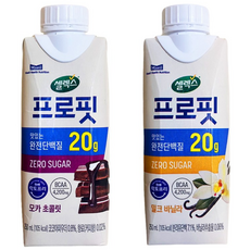 셀렉스 프로핏 모카 초콜릿 250ml + 셀렉스 프로핏 밀크 바닐라 250ml, 36개
