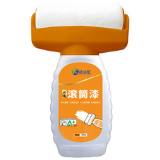 휴대용 셀프 DIY 벽지 도배 보수용 커버 미니 롤러 페인트, 1개, 500g, 화이트