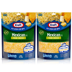 크래프트 슈레드 멕시칸 포 치즈, 2개, 226g