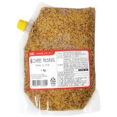 푸드올마켓_ 선인 홀그레인머스타드 1kg, 1개