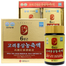 국내산6년근 홍삼 원액 100% [대한홍삼진흥공사] 고려6년근홍삼농축액 +쇼핑백, 2개, 240g