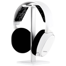 빠밤 헤드폰 스탠드 거치대 GP 오드, PHC-001W, 화이트실버