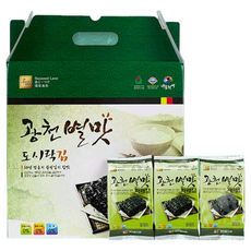 별식품 광천별맛 파래도시락김 4g x 32봉, 1박스