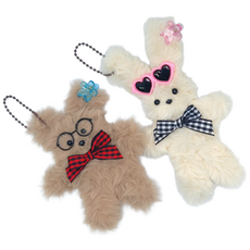 모모 모루인형 키링 만들기 키트 밍크모루 2종세트, 1개