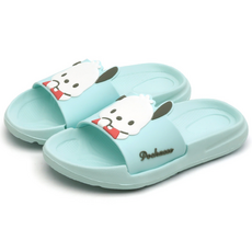 산리오 슬리퍼 포차코 민트 슬리퍼
