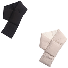 (시즌OFF 특가) 1+1 기모안감 패딩목도리 남녀공용 겨울 경량 쁘띠 머플러 넥워머