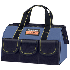 AIRAJ 공구 수납 가방 새해 신제품 대폭 대용량 다중 포켓 디자인 13/14/16인치 규격 방수.방유 기능 내마모성 강화형 산업/DIY/수리 전용., 1개