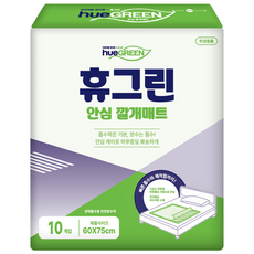 휴그린 안심 깔개매트 침대방수 성인기저귀, 1개, 10매입
