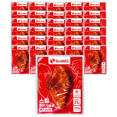 득근파티 통 닭가슴살 매콤어니언, 100g, 30개