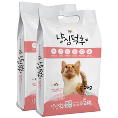 냥심덕후 고단백 고양이 대용량 사료, 5kg, 2개, 닭