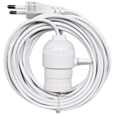 리얼엘이디 식물등 키소켓 코드선 5m 백색 식물 전등 LED 백열전구 전구소켓 전선 코드 E26, 1개