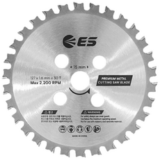 ES산업 철근캇터날 EL20SC BLADE 5인치 (EL20SC/BL22SC 호환) 컷터날 절단기날 127x1.6x30T, 1개