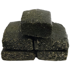 [오복떡방] 100% 국내산 현미찹쌀로 만든 현미 밥알 쑥인절미 2kg 낱개포장, 100g, 20개