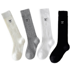 엄군양 E1 도레미 데일리 초등여아 니삭스 4종 세트