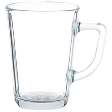 글라스락 홈카페 내열강화 유리 머그 260ml, 투명, 8개 투명, 8개