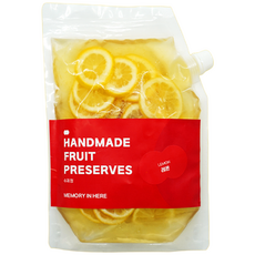 메모리인히어 2KG 수제 레몬청 슬라이스 홈카페 업소용 매장용 대용량, 1개, 1개입