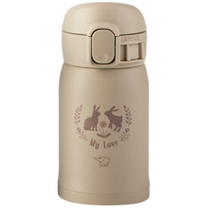 조지루시 원터치 미니 텀블러, 베이지(CM), 240ml, 1개