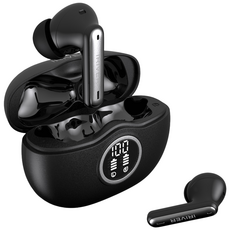 아이리버 터치 블루투스 이어폰 무선 노이즈캔슬링 ANC IB-T5011BT V5.3, 블랙