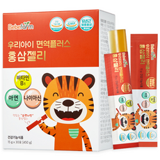 Bebefarm 孩童紅蔘果凍條 30條入, 450g, 1盒