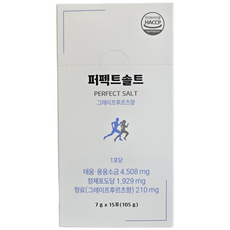 퍼펙트솔트(7g15포 1box)건강이 1순위입니다. 하루한포로 염도관리.수분관리 온도관리, 1개, 퍼펙트솔트(15포)