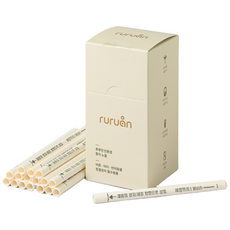 루루안 휴대용 비데 수동 여행용 무전원비데, 루루안 친환경 노즐1BOX(50개입), 단순배송상품