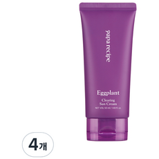파파레서피 가지 클리어링 선 크림 SPF50+ PA++++, 50ml, 4개