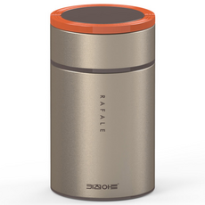 키친아트 라팔 골드메탈 죽통 800ml_보온 스텐 진공도시락 국통, 1개, 800ml