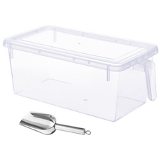 대형 얼음통 + 스텐 얼음 스쿱 세트, 1개