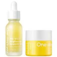 One-day's you 亮白安瓶精華 20ml+亮白霜 50ml, 1組