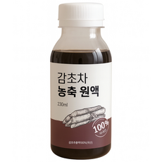 끓일 필요없는 국산 감초 추출물 원액 / 감초농축원액 / 천연감미료, 1개, 230ml