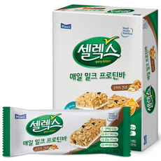 셀렉스 매일 밀크 프로틴바 견과맛, 30g, 8개