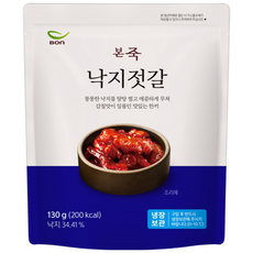 [본죽] 낙지젓갈 130g 1팩 반찬, 1개