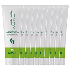 메디유 반질반질 풋크림 발크림 120ml 10개 풋케어, 1개입