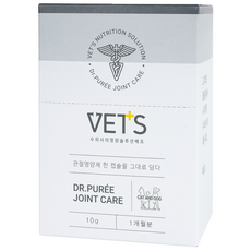Vets 반려동물 닥터퓌레 영양제, 30회분, 뼈/관절강화, 1개