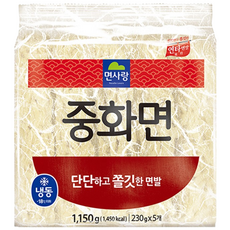 면사랑 중화면 5인분 (230gX5개), 230g, 5개