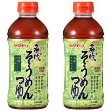 야마모리 나다이 일본 저염 50년 전통 쯔유 라이트, 2개, 500ml