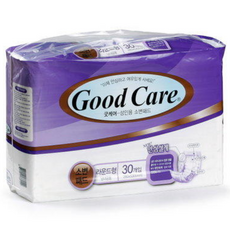 굿케어 성인용 소변패드 남녀공용 고급형, 30매입, 4팩