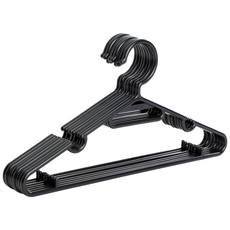 디스토어 솔리드 옷걸이, 블랙, 50개