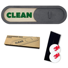 긱베어 식기세척기 클린 더티 clean dirty 마그넷 자석 스티커, 4. 그레이, 1개
